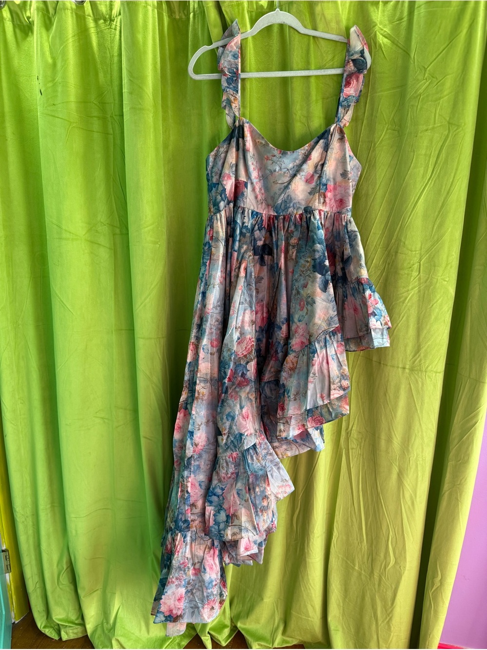 Selkie Legs for Days High Low Maxi Floral Dress XL